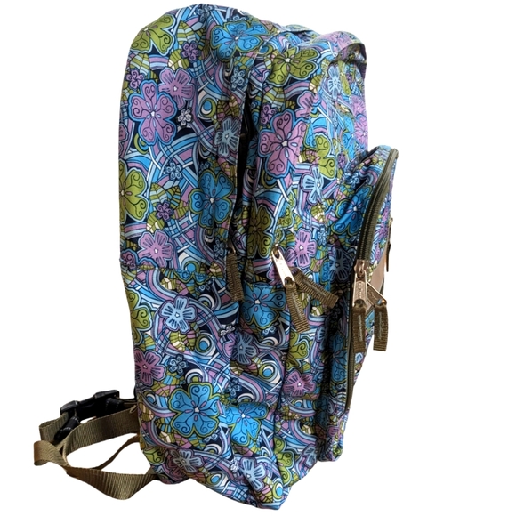 L.L. Bean Bags Ll Bean Floral Deluxe Backpack Poshmark